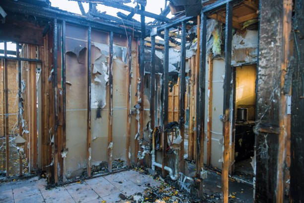 Professional Emergency Fire Cleanup technician working in Barrington, NJ